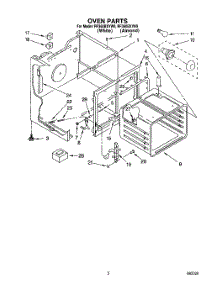 04 - Oven parts for Whirlpool Range RF360BXYN0 from AppliancePartsPros.com