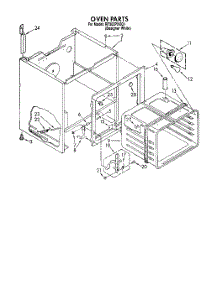 04 - Oven parts for Whirlpool Range RF302PXXQ1 from AppliancePartsPros.com