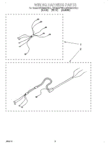 02 - Section parts for Kitchenaid Cooktop KECG020YWH2 from AppliancePartsPros.com