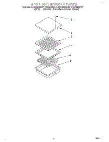 02 - Section parts for Kitchenaid Cooktop KECG260SBC7 from AppliancePartsPros.com