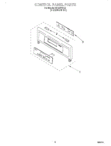 06 - Control Panel, Literature parts for Whirlpool Oven RBD307PDQ4 from AppliancePartsPros.com