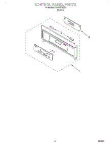 05 - Control Panel, Top Venting, Literature parts for Whirlpool Range RS675PXEB0 from AppliancePartsPros.com