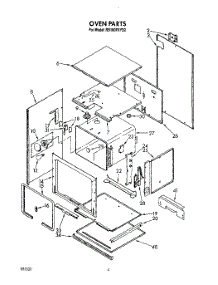 03 - Oven parts for Whirlpool Oven RB160PXYQ2 from AppliancePartsPros.com