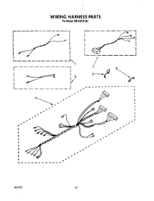 07 - Wiring Harness parts for Whirlpool Oven RB160PXYQ2 from AppliancePartsPros.com