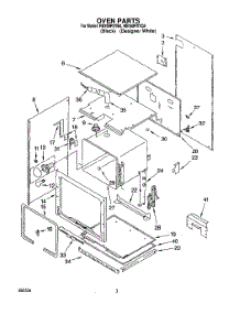 03 - Section parts for Whirlpool Oven RB160PXYQ4 from AppliancePartsPros.com