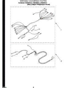 02 - Section parts for Whirlpool Cooktop RC8646XDB1 from AppliancePartsPros.com