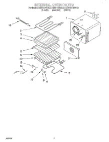 05 - Internal Oven parts for Kitchenaid Oven KEBS107BBL3 from AppliancePartsPros.com