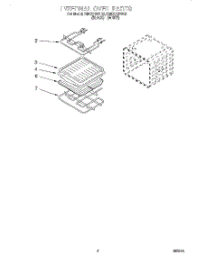 05 - Internal Oven parts for Whirlpool Oven RMC275PDB2 from AppliancePartsPros.com