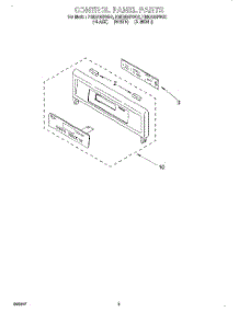 02 - Control Panel, Literature parts for Whirlpool Oven RMC305PDZ2 from AppliancePartsPros.com