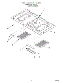 07 - Ventilation parts for Whirlpool Microwave GH7155XHS0 from AppliancePartsPros.com