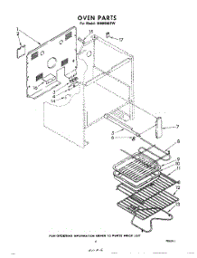 04 - Section parts for Whirlpool Range RHM988PW from AppliancePartsPros.com