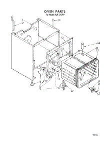 04 - Oven parts for Whirlpool Range RJE313PP from AppliancePartsPros.com