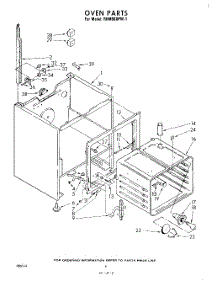 03 - Oven parts for Whirlpool Range RHM988PW1 from AppliancePartsPros.com