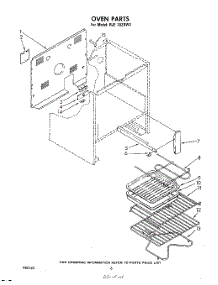 05 - Section parts for Whirlpool Range RJE302BW0 from AppliancePartsPros.com