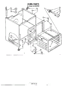 03 - Oven parts for Whirlpool Range RJE395PW0 from AppliancePartsPros.com