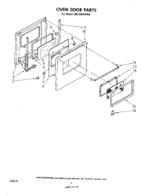 04 - Section parts for Whirlpool Oven RB1200XKW0 from AppliancePartsPros.com