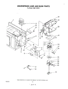 08 - Section parts for Whirlpool Oven RJM1870P1 from AppliancePartsPros.com