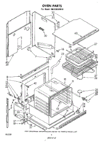 03 - Section parts for Whirlpool Oven RB2200XKW0 from AppliancePartsPros.com