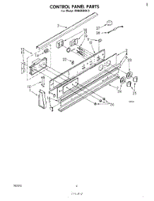03 - Section parts for Whirlpool Range RS660BXK0 from AppliancePartsPros.com