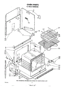 03 - Section parts for Whirlpool Range RS600BXK0 from AppliancePartsPros.com