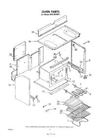 02 - Section parts for Whirlpool Oven RGE3010W1 from AppliancePartsPros.com