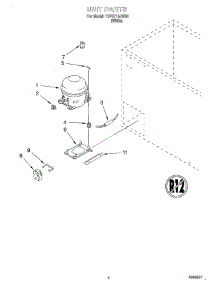 03 - Section parts for Whirlpool Freezer TCF0710JW00 from AppliancePartsPros.com