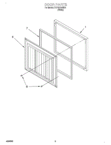 02 - Section parts for Whirlpool Freezer TCF0510JW01 from AppliancePartsPros.com