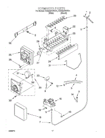 11 - Ice Maker parts for Kitchenaid Refrigerator KSRE22FHWH01 from AppliancePartsPros.com