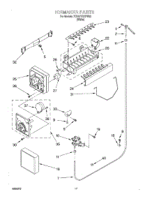 10 - Ice Maker parts for Whirlpool Refrigerator 7ED20TQXFW02 from AppliancePartsPros.com