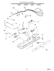 10 - Control parts for Kitchenaid Refrigerator KSRS25QGBL04 from AppliancePartsPros.com