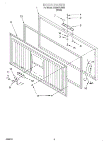 02 - Section parts for Whirlpool Freezer EH220FXJW00 from AppliancePartsPros.com