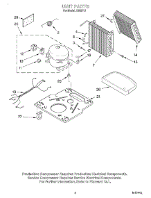 02 - Section parts for Whirlpool Dehumidifier AD25TJ1 from AppliancePartsPros.com