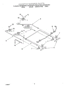 02 - Cooktop Burner parts for Kitchenaid Range KGRT607HBL4 from AppliancePartsPros.com