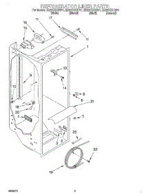 02 - Refrigerator Liner parts for Whirlpool Refrigerator ED22CQXHW01 from AppliancePartsPros.com