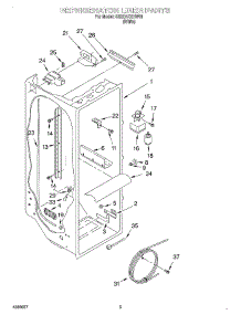 02 - Refrigerator Liner parts for Whirlpool Refrigerator SS22AEXHW01 from AppliancePartsPros.com