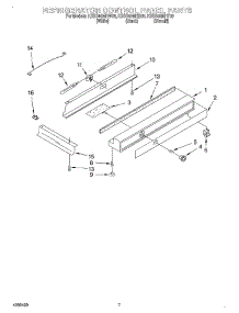 05 - Refrigerator Control Panel parts for Kitchenaid Refrigerator KSSS48MHW00 from AppliancePartsPros.com
