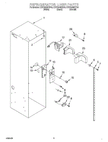 04 - Refrigerator Liner parts for Kitchenaid Refrigerator KSSS48MHB00 from AppliancePartsPros.com