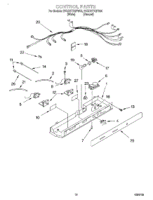 11 - Control parts for Whirlpool Refrigerator 2VGD27DQFN00 from AppliancePartsPros.com