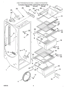 02 - Refrigerator Liner parts for Whirlpool Refrigerator ED20TQXFW03 from AppliancePartsPros.com