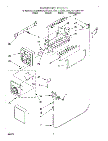 06 - Ice Maker parts for Kitchenaid Refrigerator KTRC22MJWH00 from AppliancePartsPros.com
