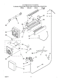 11 - Ice Maker parts for Whirlpool Refrigerator GD22DFXFN04 from AppliancePartsPros.com