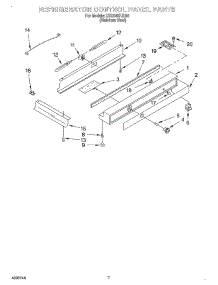 05 - Refrigerator Control Panel parts for Kitchenaid Refrigerator KSSS48FJX00 from AppliancePartsPros.com