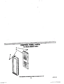 10 - Control Panel parts for Kitchenaid Oven KEMI371XBL0 from AppliancePartsPros.com