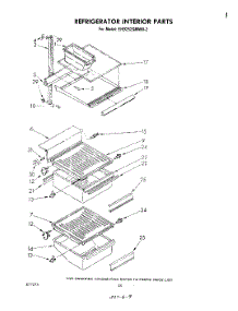 10 - Refrigerator Interior parts for Whirlpool Refrigerator EHD252SMWR2 from AppliancePartsPros.com