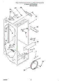 02 - Refrigerator Liner parts for Whirlpool Refrigerator BRS70XRANA02 from AppliancePartsPros.com