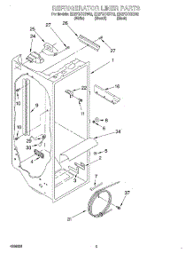 02 - Refrigerator Liner parts for Whirlpool Refrigerator ED27QFXHT02 from AppliancePartsPros.com