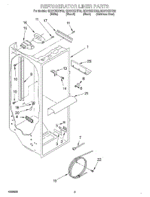 02 - Refrigerator Liner parts for Whirlpool Refrigerator GD27DIXHS02 from AppliancePartsPros.com
