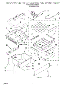 02 - Evaporator, Ice Cutter Grid And Water parts for Kitchenaid Ice Machine KUIS155HRS2 from AppliancePartsPros.com