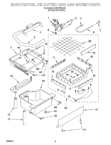 02 - Evaporator, Ice Cutter Grid And Water parts for Kitchenaid Ice Machine KUIS155HLS2 from AppliancePartsPros.com