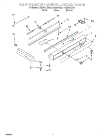 05 - Refrigerator Control Panel parts for Kitchenaid Refrigerator KSSS48FJT00 from AppliancePartsPros.com